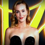 Leighton Meester Rocks a Betty Boop Inspired Look in a Dazzling LBD