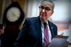 Senate Democrats Gather to Discuss Government Reopening