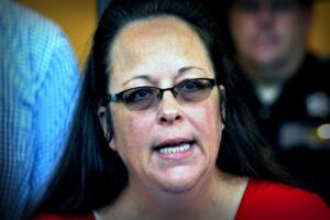 Kim Davis Faces Backlash Over Divorces While Challenging Gay Marriage in Supreme Court