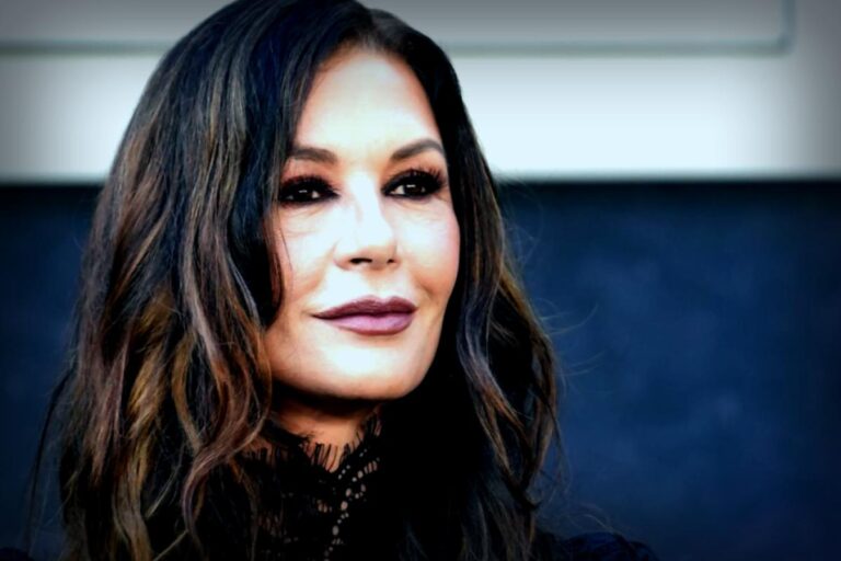 Catherine Zeta-Jones Reinvents the Classic Jeans and Blazer Combo with Luxe Leather