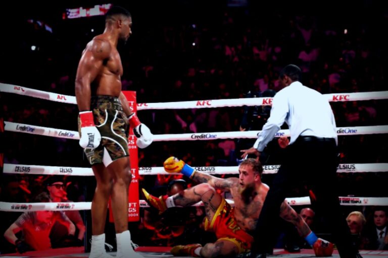 Jake Paul Knocked Out by Anthony Joshua: ‘Double Broken Jaw’ After Tough Fight